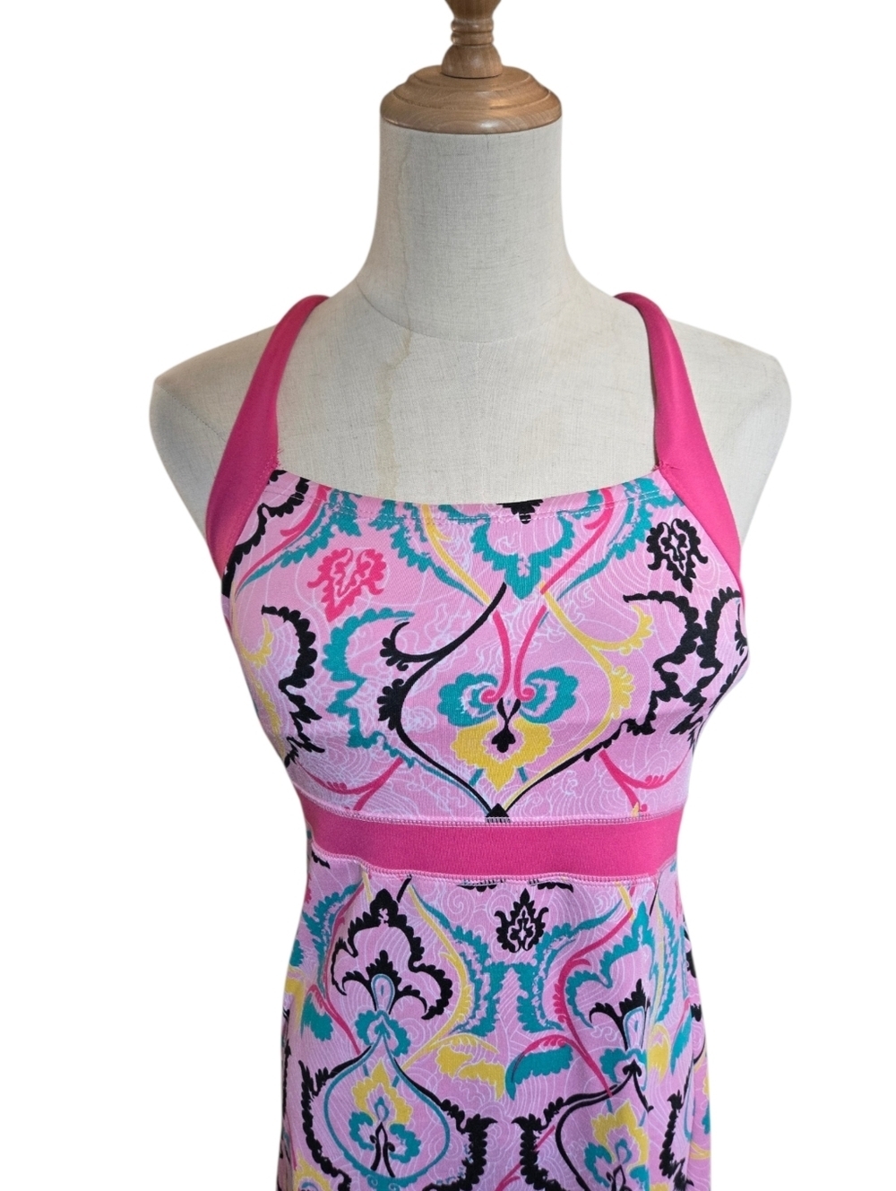 SOYBU PInk Patterned Athletic Mini Dress - Picture 2 of 7